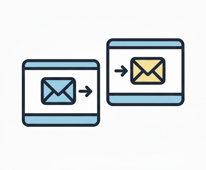 担当者からメール